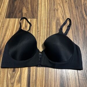 NEW Black Extra Back Support Longline Underwire Full Coverage Bra, 38b